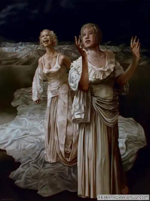 刘溢油画作品春欣赏