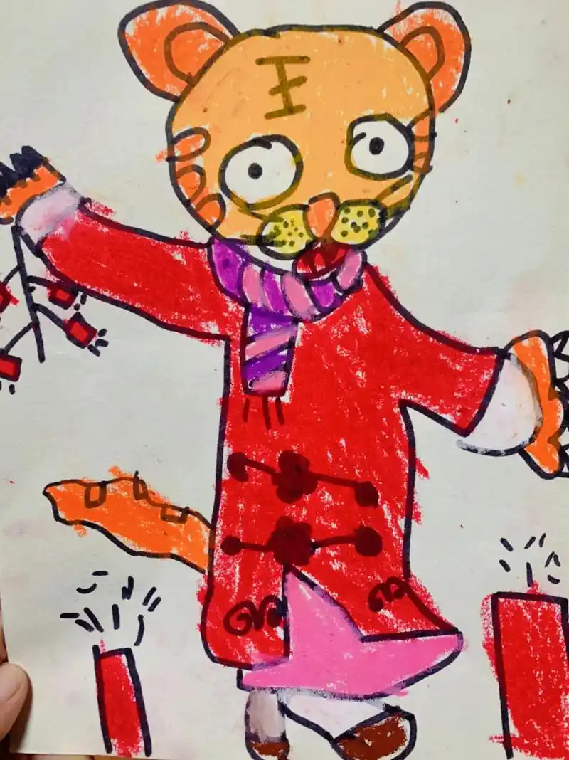 爱画画的小朋友 #儿童画分享 图三的沙和尚太经典了9898 - 抖音