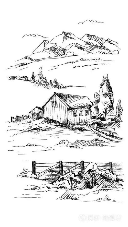 乡村景观素描