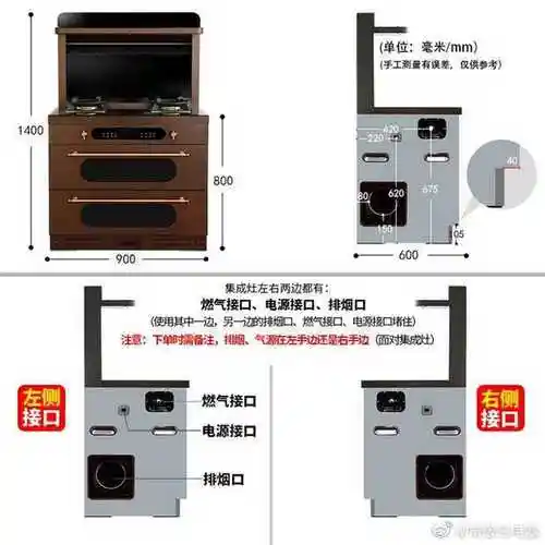 集成灶烟道开孔尺寸 集成灶烟道开孔尺寸标准