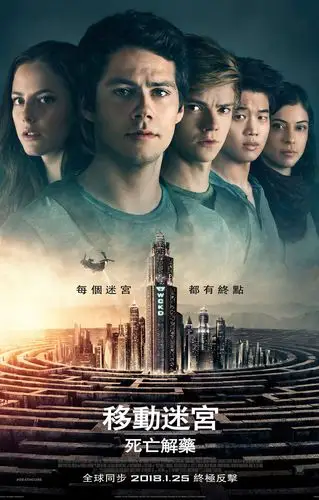 《移动迷宫3死亡解药》宣传海报图片_电影_美桌网