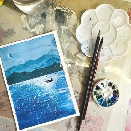 水彩星辰大海78