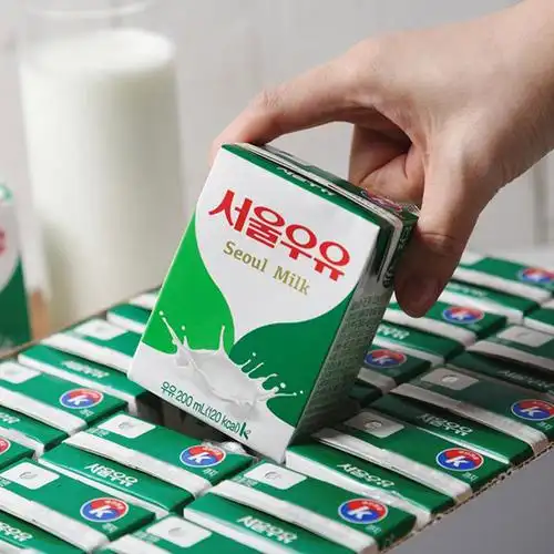 牛奶韩国进口寿尔首尔纯牛奶早餐草莓巧克力饮品纯牛奶