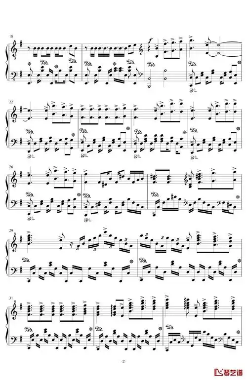 do the fight钢琴谱-凹凸世界第三季op-简谱网