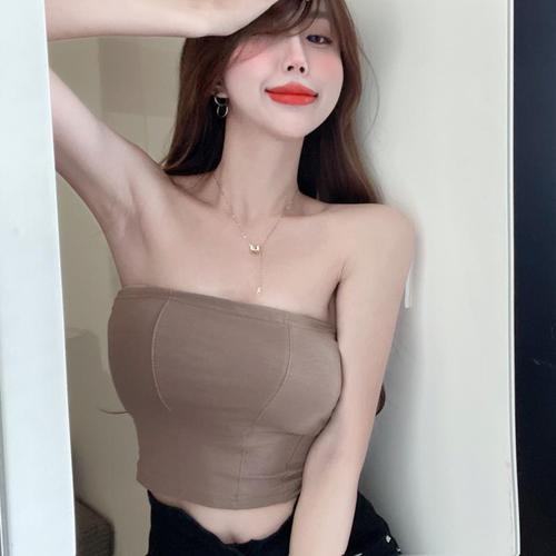 裹胸外穿上衣短款绑带