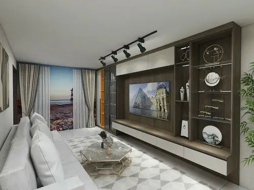 楚梵希全屋定制电视柜效果图