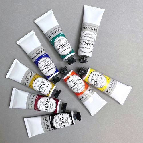 进口美国gamblin冈布林醇酸树脂快干亚光油画颜料艺术家级专家级