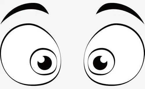 创意眼睛简笔画大图