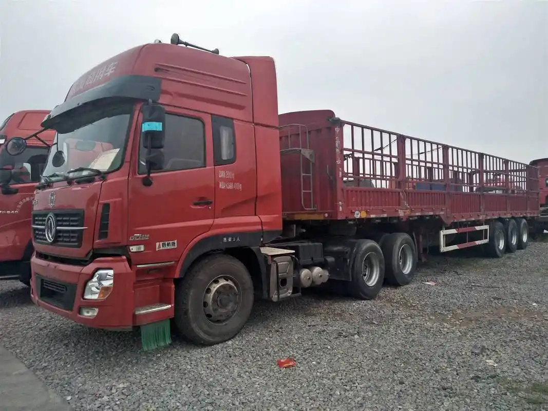 甘肃二手东风天龙半挂牵引车转让