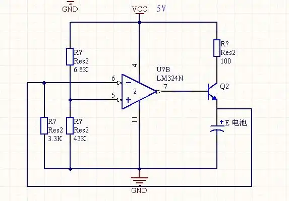 求锂电池4.2v满电指示电路图.谢谢