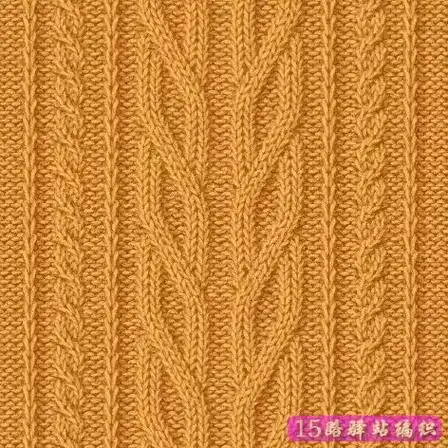 浮雕感很强的一批清晰的棒针绞花麻花花样图解棒针编织图解