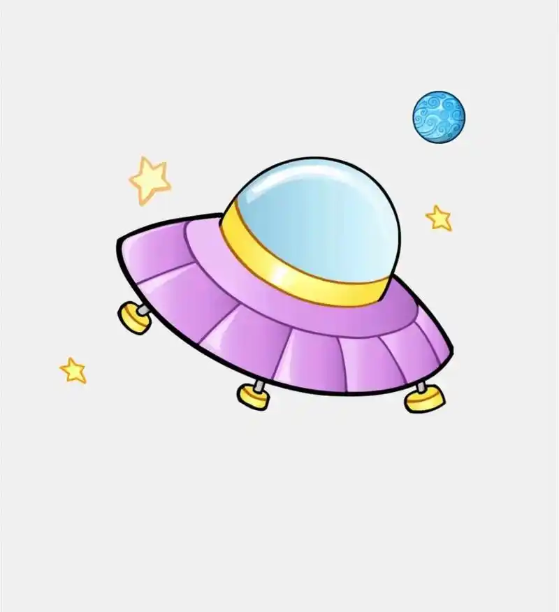 太空宇航员简笔画