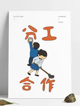 祝福语之分工合作