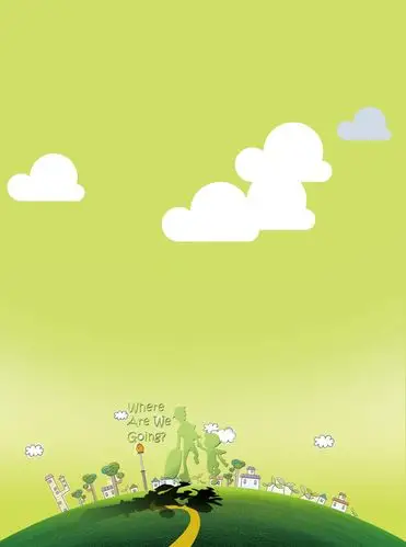 六一儿童节卡通儿童旅游海报背景素材