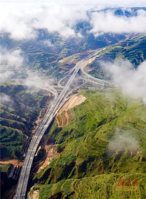 甜永高速混合式互通工程即将竣工