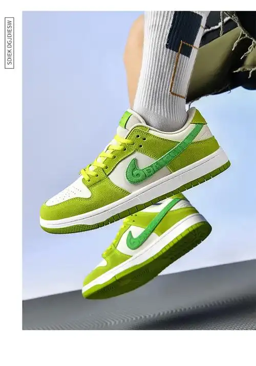 耐克aj男鞋正dunk黑白熊猫sb板鞋官网空军一号aj1女鞋低帮 黄色 37