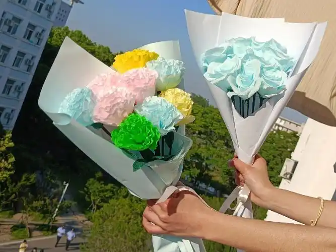 褶皱纸花康乃馨