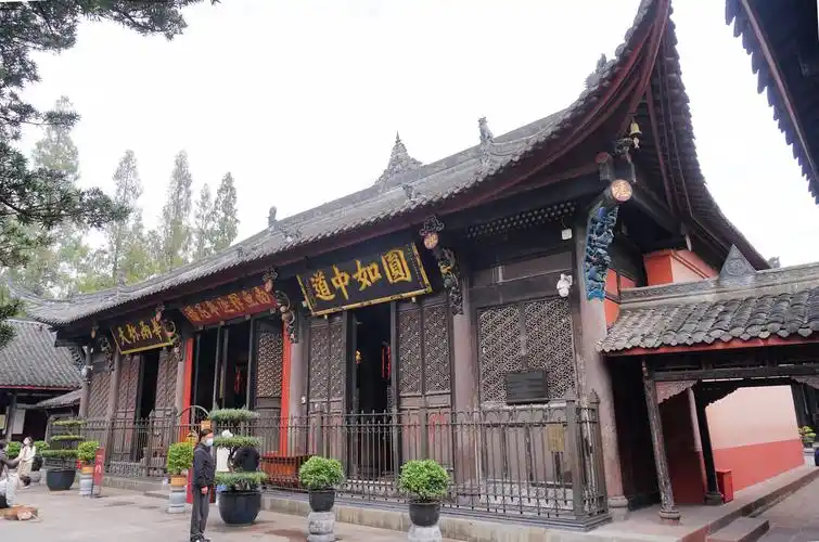 长江流域四大禅林之首,成都文殊院里的古建