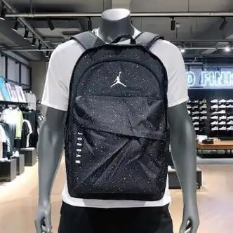 乔丹高档男女aj飞人双肩包校园学生书包大容量运动休闲百搭旅行背包潮