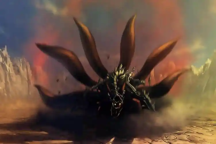 雏田惨遭殴打鸣人黑化六尾爆锤佩恩