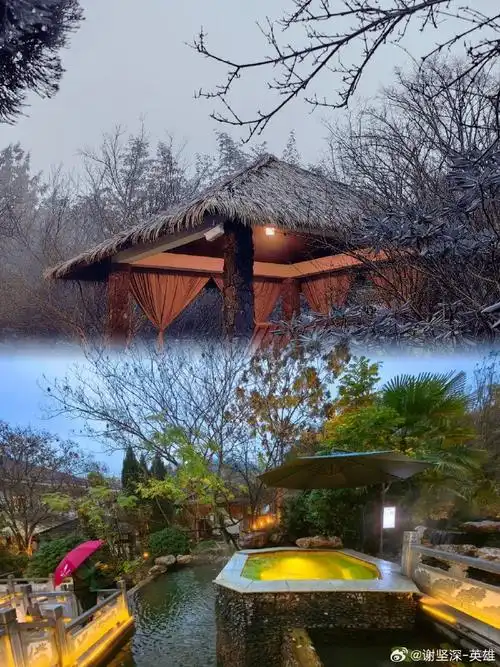 百万老广游湖北#碧桂园温泉度假区是具东南亚巴厘岛风格的室内外温泉