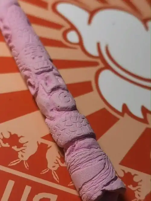 粉笔雕刻龙手艺雕刻手艺人