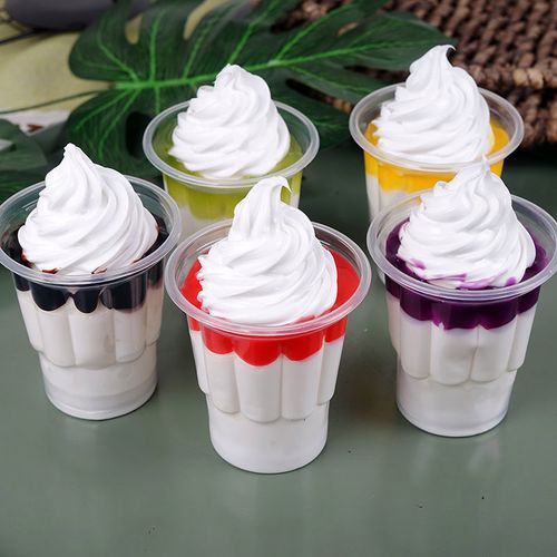 仿真冰淇淋球圣代杯模型冰激凌雪糕甜筒雪柜台摆件装饰冰箱贴道具