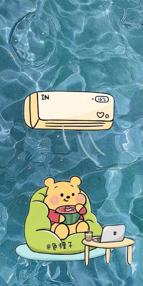 夏日清凉感水波纹壁纸677901