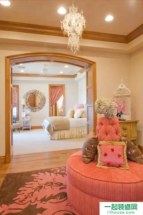 地中海私家别墅奢华卧室淡雅装修图片欣赏