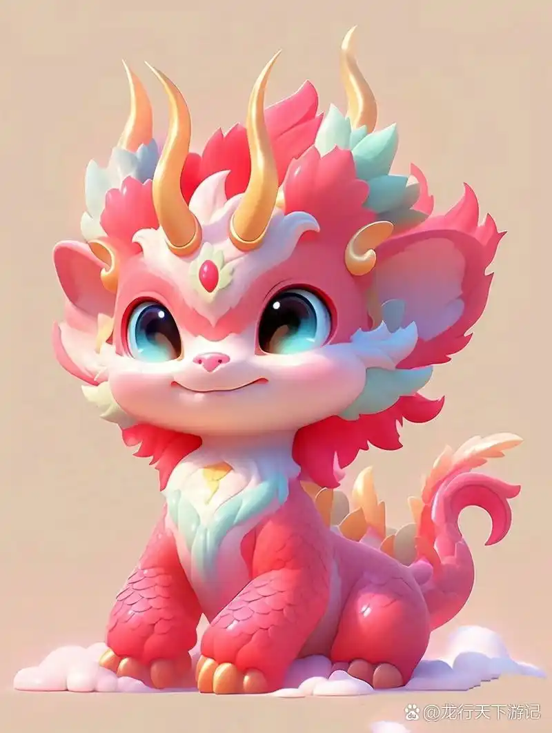 97超萌q版中国龙!