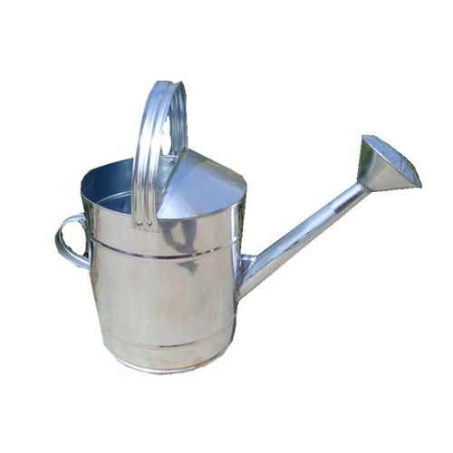 homeglen 不锈镀锌铁皮洒水壶 冰银色 加厚15l