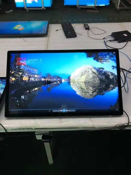 壁挂触摸显示器ips广视角十点电容触控便捷式办公家用娱乐