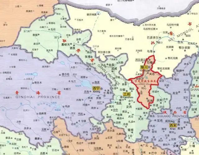 宁夏为什么这么小浅谈历史上甘肃和宁夏的分分合合