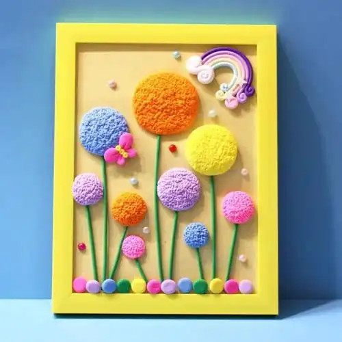 粘土画作品大全图片 粘土画作品大全图片简单可爱