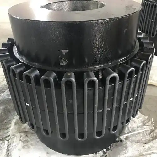 厂家直销蛇簧联轴器蛇形弹簧联轴器js型带罩壳弹簧联轴器