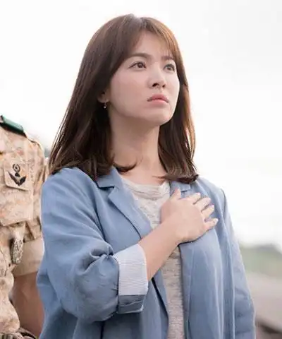 太阳的后裔宋慧乔"八字刘海"美