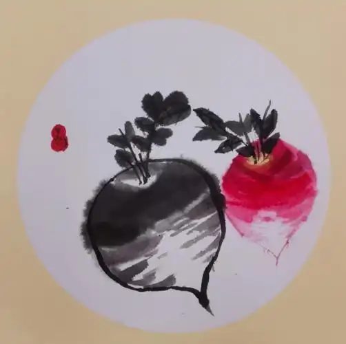 国画果蔬儿童画