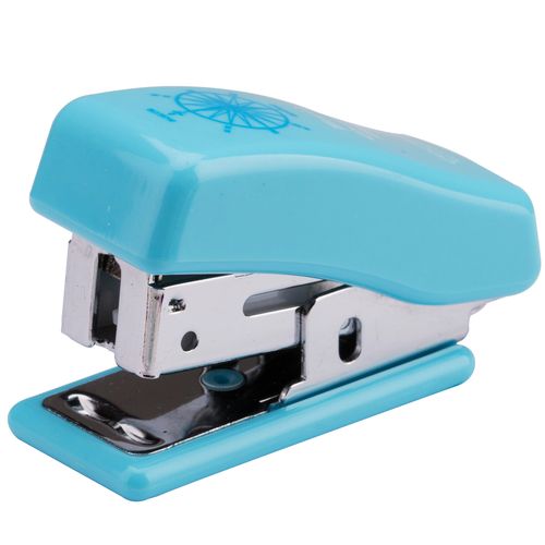 得力0303订书机学生卡通可爱迷你小型订书器12#装订机办公用品