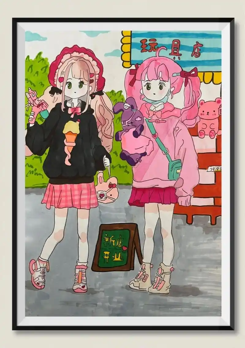 中国美术学院考级 漫画6级作品  漫画6级作品参考漫画6级的考题,要求