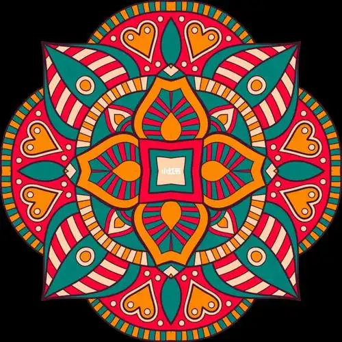 新疆传统民族纹样临摹