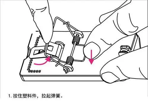 画老鼠夹简笔画