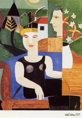 艺术家和他的妻子古斯塔夫德斯梅特gustavedesmet高清作品欣赏