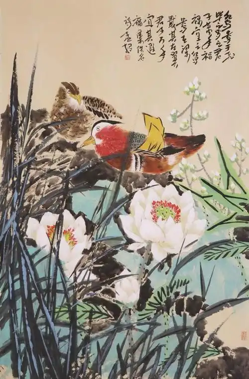 孟超写意花鸟画