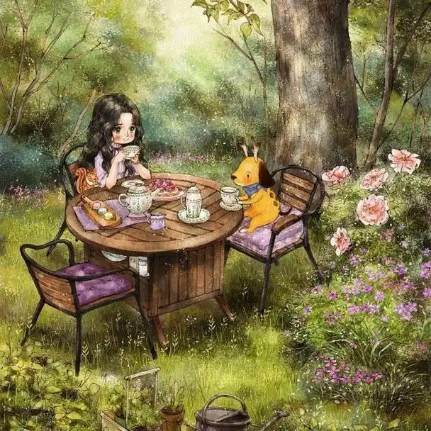 一组可爱的场景插画图片,温暖治愈系画风,女孩子超喜欢!