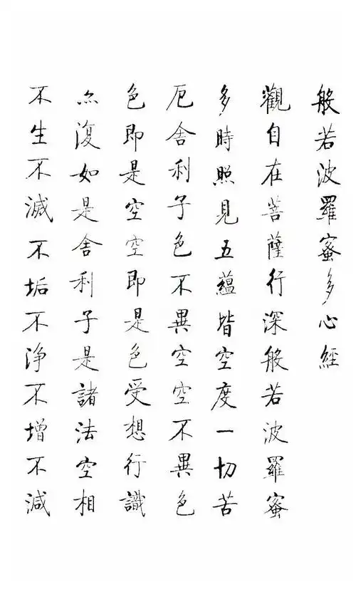 《 般若心经 》 --- 启功 · 敬书_高清图集_新浪网