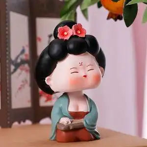 宫廷格格摆件中国古典风唐朝娃娃创意中国风工艺品唐仕女家居装饰