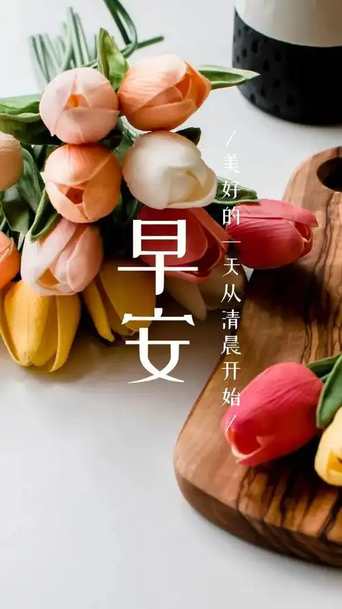 早安正能量晚安心语句子图片