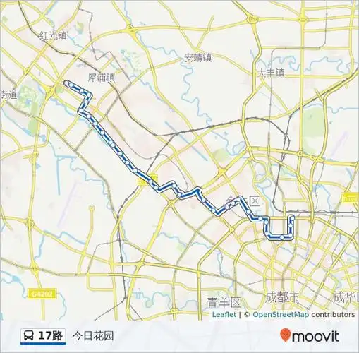 17路路线:日程,站点和地图-今日花园