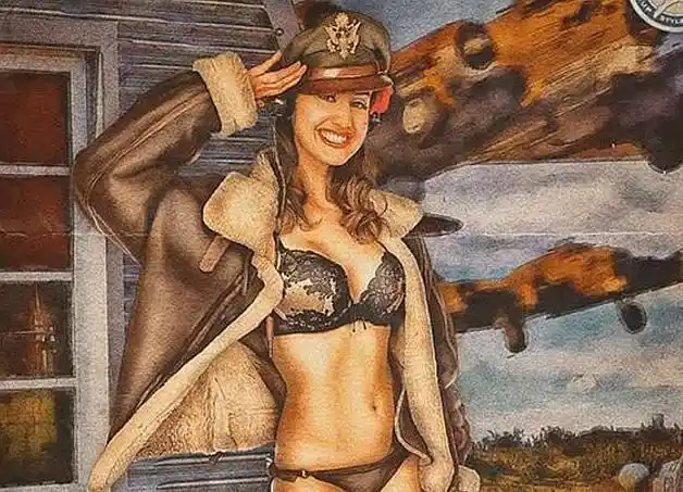 看到二战时美国性感征兵海报这尺度也是没谁了