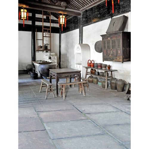 繁悦农村老房子背景布 新快手抖音网络主播拍段子视频背景布农村老旧